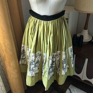 Pin up girl clothing skirt